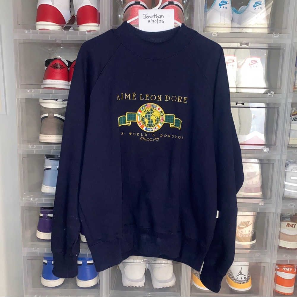 ❌SOLD❌ Aime Leon Dore- World’s Borough Crewneck. Size L.